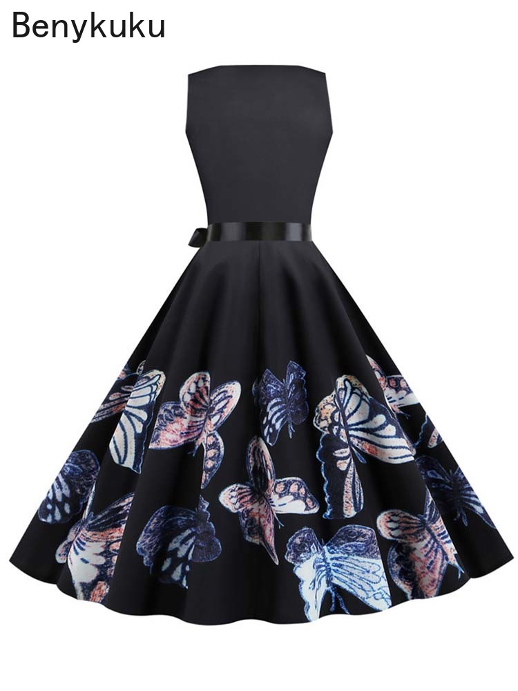 Jaren 1950 Vintage Zomerjurk V - French Vintage Floral Midi Dress recensie en prijs